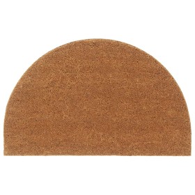 Semicircular natural coconut fiber doormat 50x80 cm by , Doormats - Ref: Foro24-155562, Price: 28,58 €, Discount: %