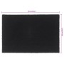 Schwarze Fußmatte aus Kokosfaser, 60 x 90 cm von , Fußmatten - Ref: Foro24-155576, Preis: 37,47 €, Rabatt: %