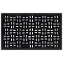 Felpudo rectangular de goma 45x75 cm de , Felpudos - Ref: Foro24-155658, Precio: 18,72 €, Descuento: %