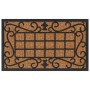 Rectangular rubber and coconut fiber doormat 45x75 cm by , Doormats - Ref: Foro24-155666, Price: 15,68 €, Discount: %