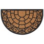 Semicircular rubber and coconut fiber doormat 45x75 cm by , Doormats - Ref: Foro24-155884, Price: 17,01 €, Discount: %