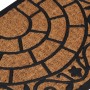 Semicircular rubber and coconut fiber doormat 45x75 cm by , Doormats - Ref: Foro24-155884, Price: 17,01 €, Discount: %