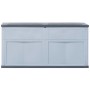 Garden storage box 320 L gray and black by vidaXL, Outdoor storage boxes - Ref: Foro24-45689, Price: 81,81 €, Discount: %