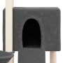 Rascador para gatos con postes de sisal gris oscuro 96 cm de , Mobiliario para gatos - Ref: Foro24-171647, Precio: 44,72 €, D...