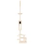 Cream Floor-to-Ceiling Cat Scratching Tree 268.5-294.5 cm by , Cat furniture - Ref: Foro24-171714, Price: 75,92 €, Discount: %