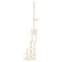 Cream Floor-to-Ceiling Cat Scratching Tree 268.5-294.5 cm by , Cat furniture - Ref: Foro24-171714, Price: 75,92 €, Discount: %