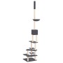 Árbol rascador gatos suelo a techo gris oscuro 268,5-294,5 cm de , Mobiliario para gatos - Ref: Foro24-171716, Precio: 77,56 ...