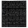 Self-adhesive wallpaper 3D bricks 20 units black by , Painted paper - Ref: Foro24-150725, Price: 60,99 €, Discount: %