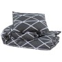 Gray cotton duvet cover set 260x220 cm by , Duvet covers - Ref: Foro24-136061, Price: 26,99 €, Discount: %