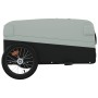 Black and gray iron bicycle trailer 45 kg by , Bicycle trailers - Ref: Foro24-94042, Price: 82,99 €, Discount: %