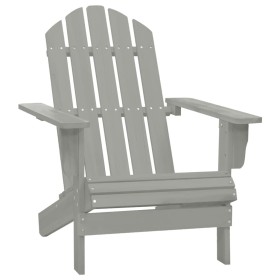 Gray wooden garden chair by vidaXL, Garden chairs - Ref: Foro24-45702, Price: 72,99 €, Discount: %