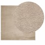 HUARTE waschbarer weicher Kurzflorteppich Sand 160x160 cm von , Teppiche - Ref: Foro24-375059, Preis: 63,77 €, Rabatt: %