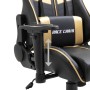 Silla de gaming de cuero sintético dorado de vidaXL, Sillones para videojuegos - Ref: Foro24-20194, Precio: 184,79 €, Descuen...