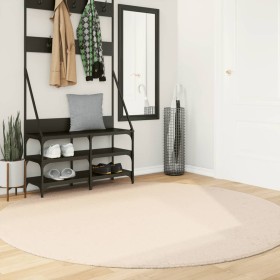 HUARTE beige washable soft short pile rug Ø 200 cm by , Rugs - Ref: Foro24-375031, Price: 104,99 €, Discount: %