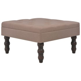 Taburete marrón 60x60x36 cm poliéster de vidaXL, Taburetes y sillas plegables - Ref: Foro24-247549, Precio: 51,47 €, Descuent...