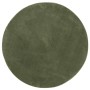 HUARTE forest green soft washable short pile rug Ø 80 cm by , Rugs - Ref: Foro24-375103, Price: 24,70 €, Discount: %