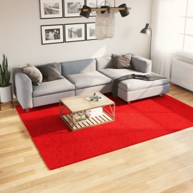 Alfombra de pelo corto suave lavable HUARTE rojo 200x280 cm de , Alfombras - Ref: Foro24-375176, Precio: 111,99 €, Descuento: %