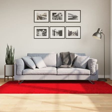 HUARTE red washable soft short pile rug 100x200 cm by , Rugs - Ref: Foro24-375169, Price: 45,47 €, Discount: %