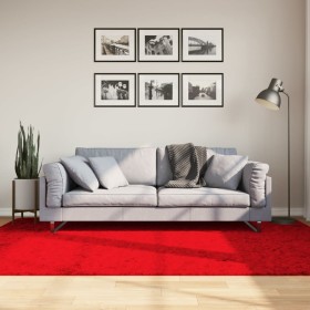 Alfombra de pelo corto suave lavable HUARTE rojo 160x230 cm de , Alfombras - Ref: Foro24-375174, Precio: 77,88 €, Descuento: %