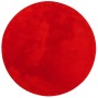 HUARTE washable soft short pile rug red Ø 120 cm by , Rugs - Ref: Foro24-375181, Price: 46,59 €, Discount: %