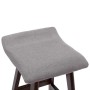 Gray taupe fabric kitchen stool by vidaXL, Kitchen stools - Ref: Foro24-249582, Price: 55,76 €, Discount: %