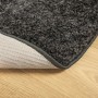 ISTAN anthracite shiny look long pile rug Ø 120 cm by , Rugs - Ref: Foro24-375647, Price: 40,62 €, Discount: %