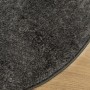 ISTAN anthracite shiny look long pile rug Ø 80 cm by , Rugs - Ref: Foro24-375645, Price: 25,10 €, Discount: %