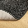 ISTAN anthracite shiny look long pile rug Ø 80 cm by , Rugs - Ref: Foro24-375645, Price: 25,10 €, Discount: %