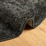 ISTAN anthracite shiny look long pile rug Ø 80 cm by , Rugs - Ref: Foro24-375645, Price: 25,10 €, Discount: %