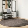 ISTAN gray shiny look long pile rug Ø 200 cm by , Rugs - Ref: Foro24-375685, Price: 99,74 €, Discount: %