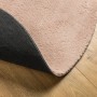 HUARTE washable soft short pile rug pink Ø 80 cm by , Rugs - Ref: Foro24-375160, Price: 20,09 €, Discount: %