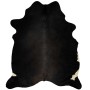 Black genuine cowhide rug 180x220 cm by , Rugs - Ref: Foro24-376701, Price: 210,99 €, Discount: %