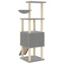 Cat scratching post with light gray sisal posts 153 cm by , Cat furniture - Ref: Foro24-172116, Price: 53,51 €, Discount: %