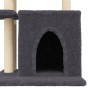 Rascador para gatos con postes de sisal gris oscuro 83,5 cm de , Mobiliario para gatos - Ref: Foro24-172123, Precio: 36,57 €,...