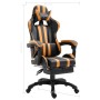 Gaming-Stuhl mit orangefarbener Fußstütze aus Kunstleder von vidaXL, Gaming-Stühle - Ref: Foro24-20222, Preis: 209,39 €, Raba...