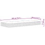 Bonnell medium firm spring mattress 90x200 cm by , Mattresses - Ref: Foro24-372985, Price: 137,55 €, Discount: %