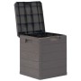 Garden storage box 90 L brown by vidaXL, Outdoor storage boxes - Ref: Foro24-45685, Price: 44,35 €, Discount: %