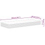 Mittelfeste Bonnell-Federkernmatratze 90x200 cm von , Matratzen - Ref: Foro24-372970, Preis: 129,66 €, Rabatt: %