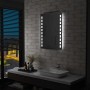 Espejo de pared de baño con LED 60x80 cm de vidaXL, Espejos - Ref: Foro24-144697, Precio: 80,02 €, Descuento: %