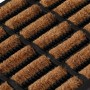 Rectangular rubber and coconut fiber doormat 40x60 cm by , Doormats - Ref: Foro24-155663, Price: 20,85 €, Discount: %