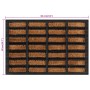 Rectangular rubber and coconut fiber doormat 40x60 cm by , Doormats - Ref: Foro24-155663, Price: 20,85 €, Discount: %