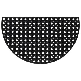 Semicircular rubber doormat 45x75 cm by , Doormats - Ref: Foro24-155656, Price: 14,87 €, Discount: %