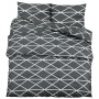 Gray cotton duvet cover set 140x200 cm by , Duvet covers - Ref: Foro24-136046, Price: 22,29 €, Discount: %