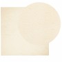 Alfombra de pelo corto suave lavable HUARTE crema 120x120 cm de , Alfombras - Ref: Foro24-375037, Precio: 44,47 €, Descuento: %