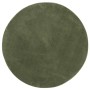 HUARTE forest green soft washable short pile rug Ø 120 cm by , Rugs - Ref: Foro24-375105, Price: 47,08 €, Discount: %