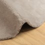 HUARTE washable soft short pile rug sand Ø 160 cm by , Rugs - Ref: Foro24-375068, Price: 69,60 €, Discount: %