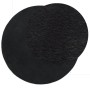 Alfombra de pelo corto suave lavable HUARTE negro Ø 120 cm de , Alfombras - Ref: Foro24-375124, Precio: 44,47 €, Descuento: %