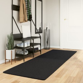 HUARTE washable soft short pile rug black 80x250 cm by , Rugs - Ref: Foro24-375111, Price: 49,62 €, Discount: %