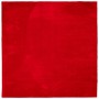 Alfombra de pelo corto suave lavable HUARTE rojo 120x120 cm de , Alfombras - Ref: Foro24-375170, Precio: 38,41 €, Descuento: %