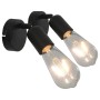 2 Stück Strahlerlampe mit 2W schwarzen E27-Glühbirnen von vidaXL, Strahler und Reflektoren - Ref: Foro24-281411, Preis: 22,31...